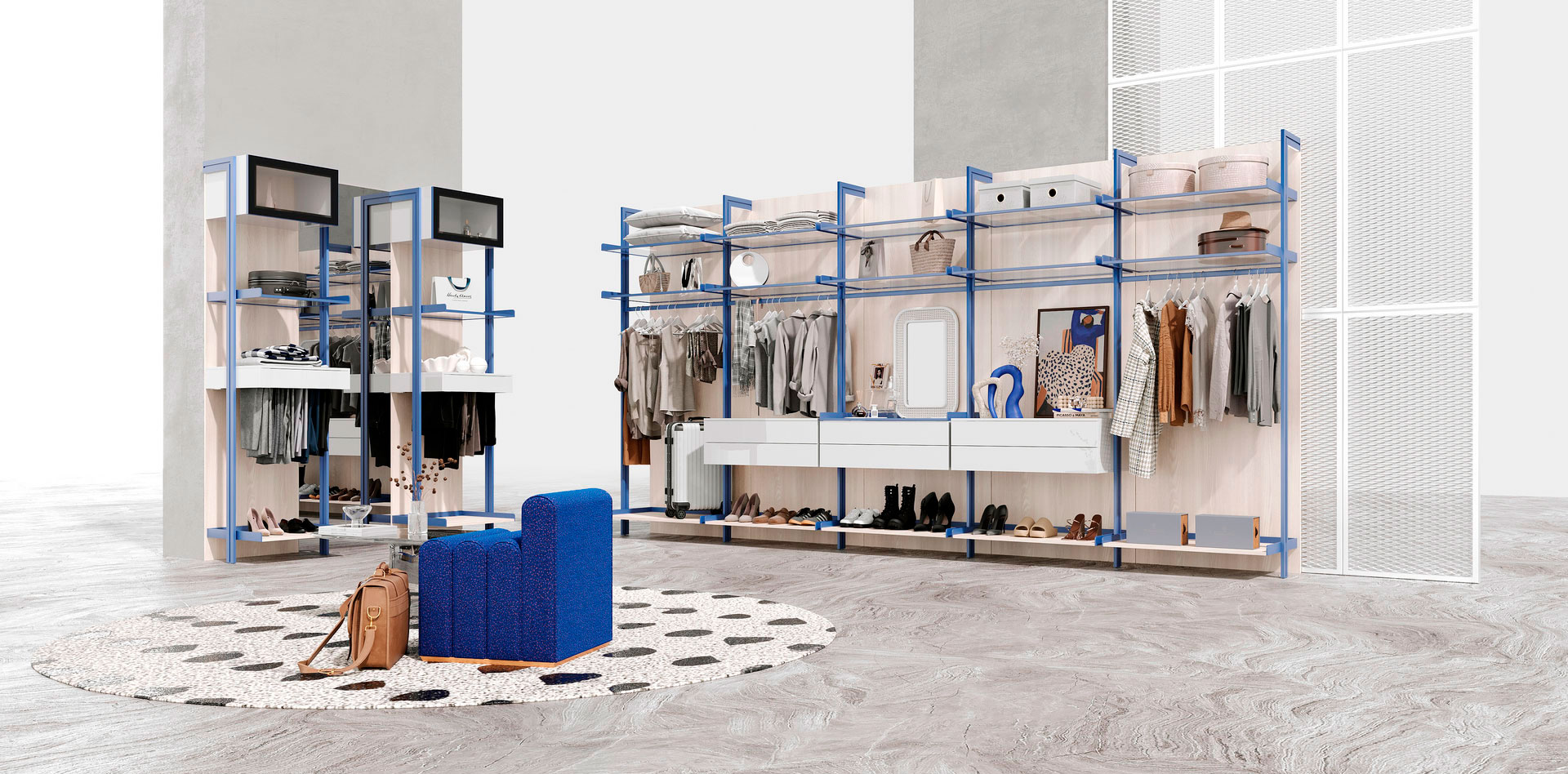 Гардеробная система №057