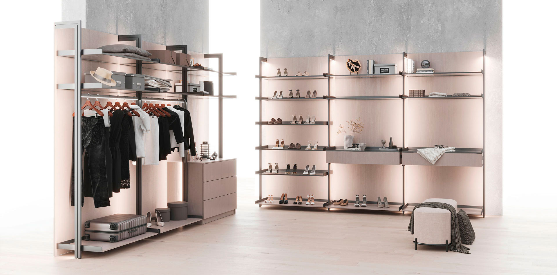 Гардеробная система №045