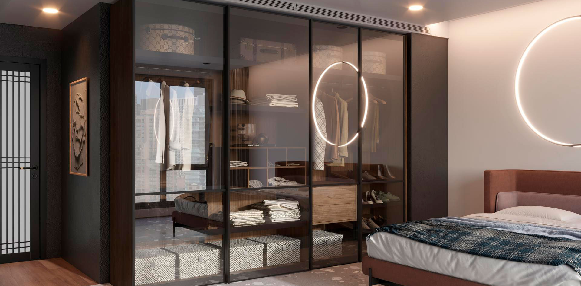 Гардеробная система №017