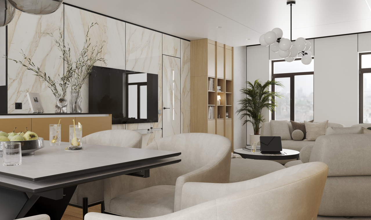 3D-тур по апартаментам с полным оснащением