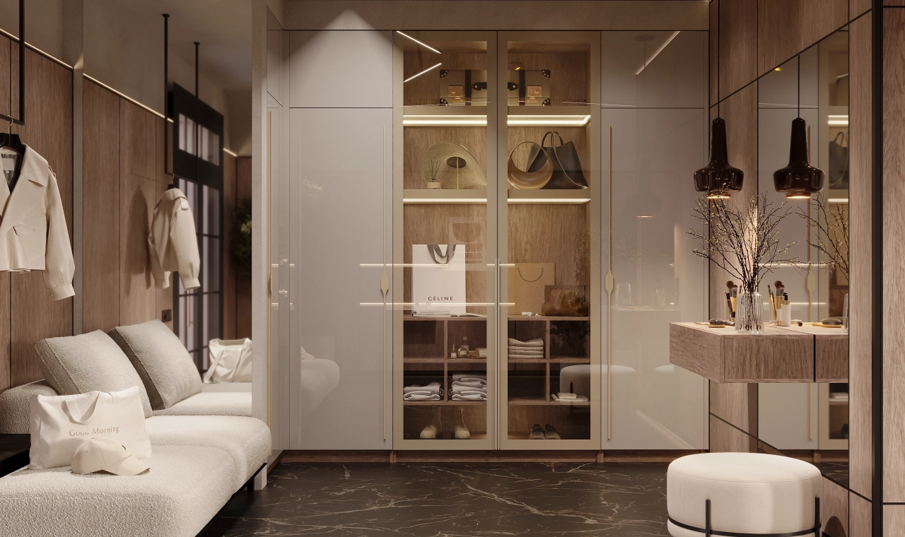 3D-тур по двухэтажным апартаментам с полным оснащением